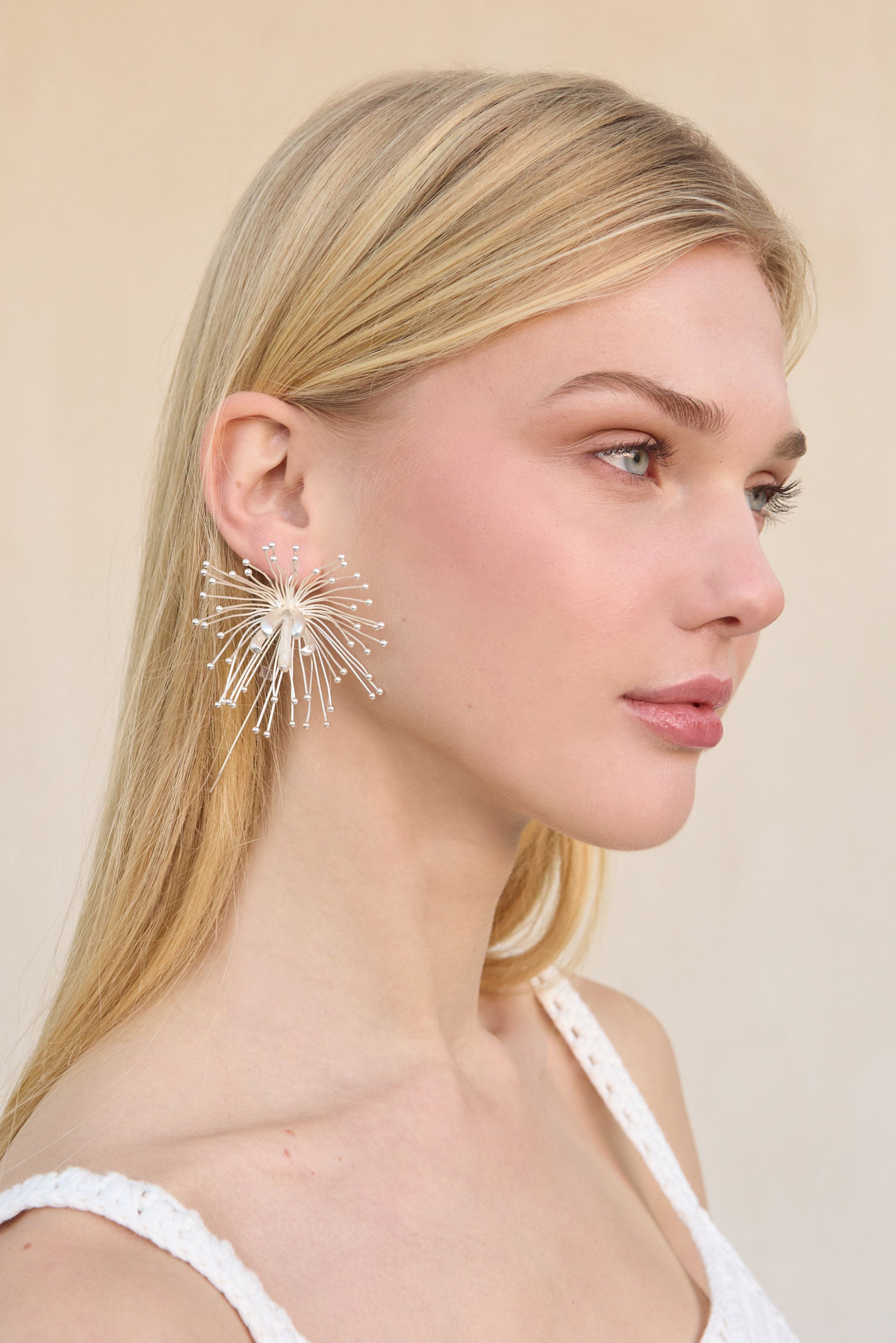 DAMITA EARRING - ANTIQUE SILVER