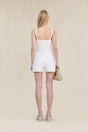TALYA CROCHET ROMPER - OFF WHITE
