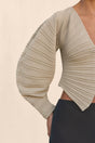 BLAIR KNIT CARDIGAN - NUTMEG