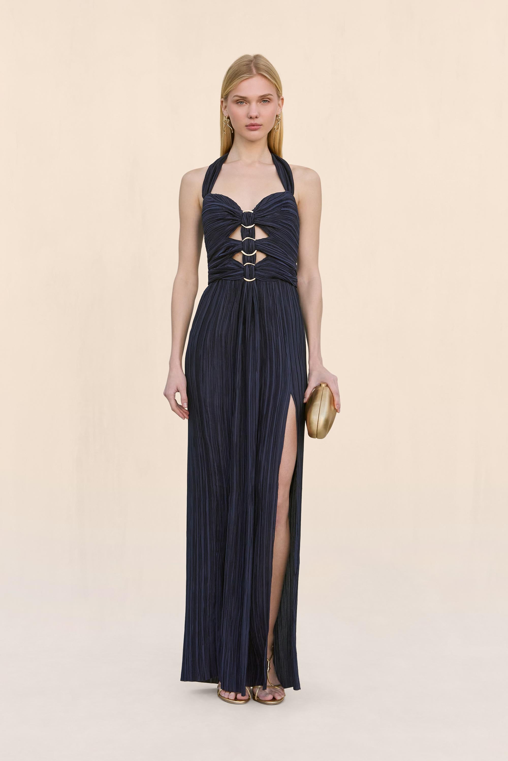 NAILAH GOWN - DEEP LAKE