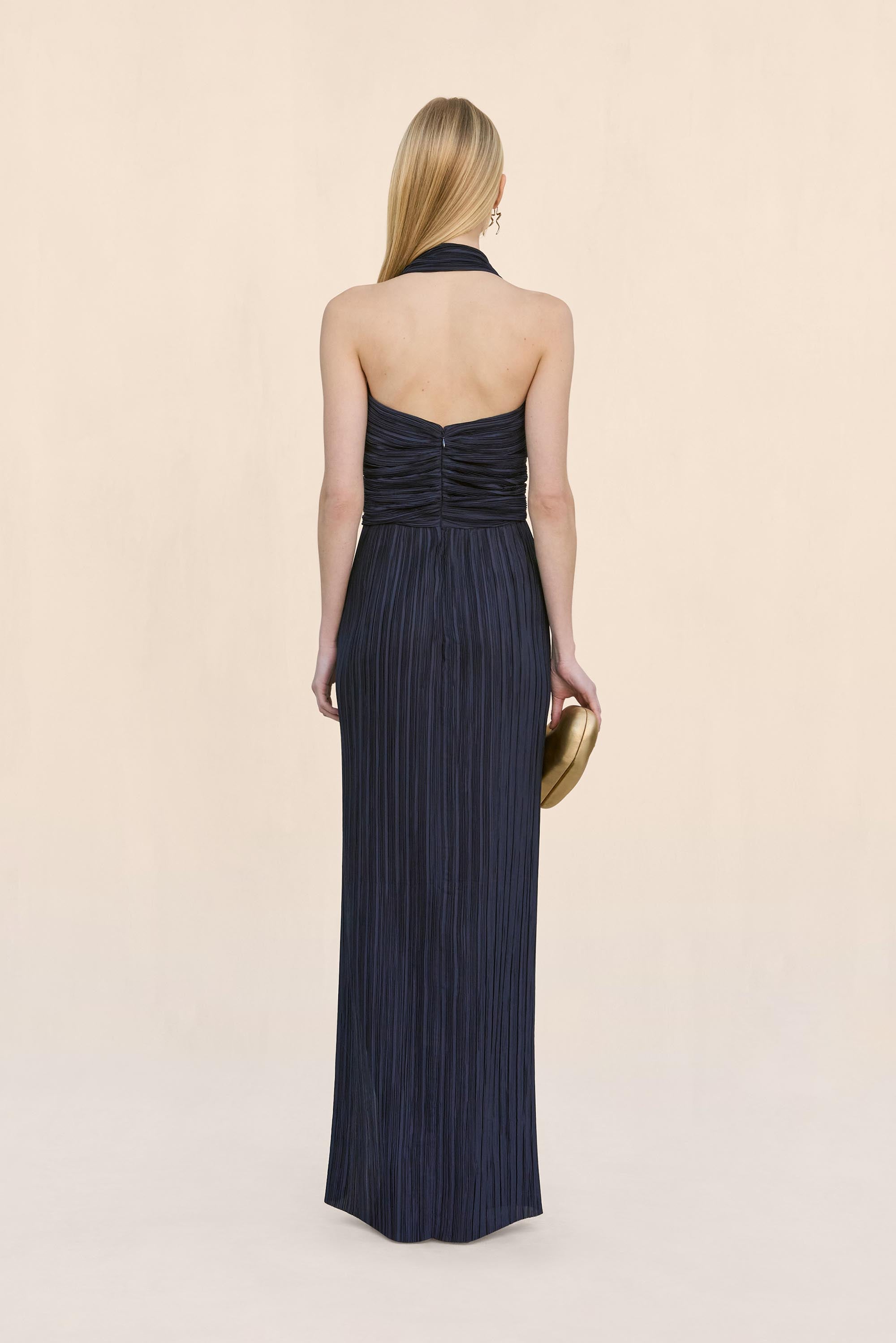 NAILAH GOWN - DEEP LAKE