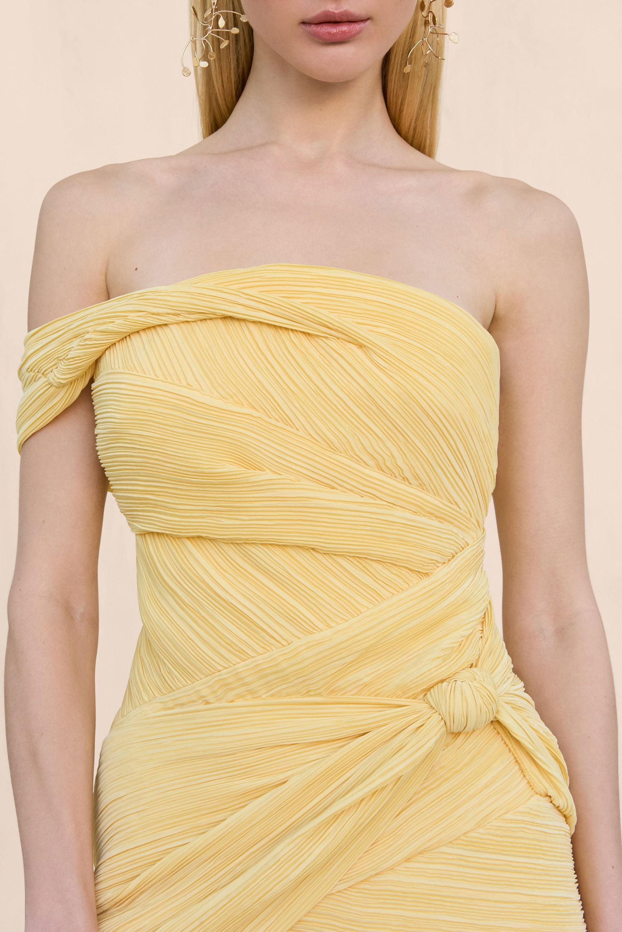 AHRA DRESS - DAFFODIL