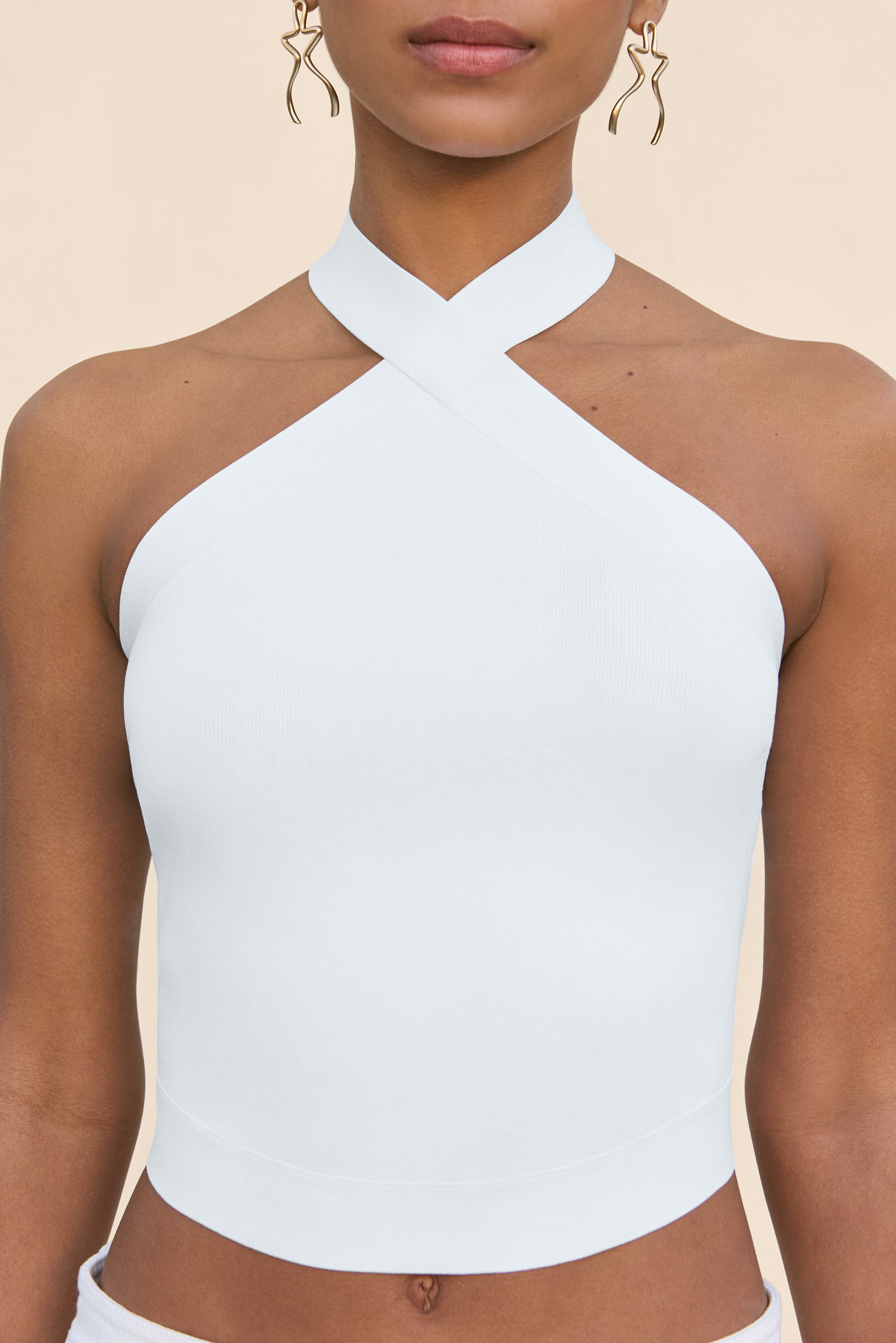 LOUISA KNIT TOP - OFF WHITE