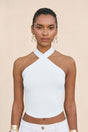 LOUISA KNIT TOP - OFF WHITE