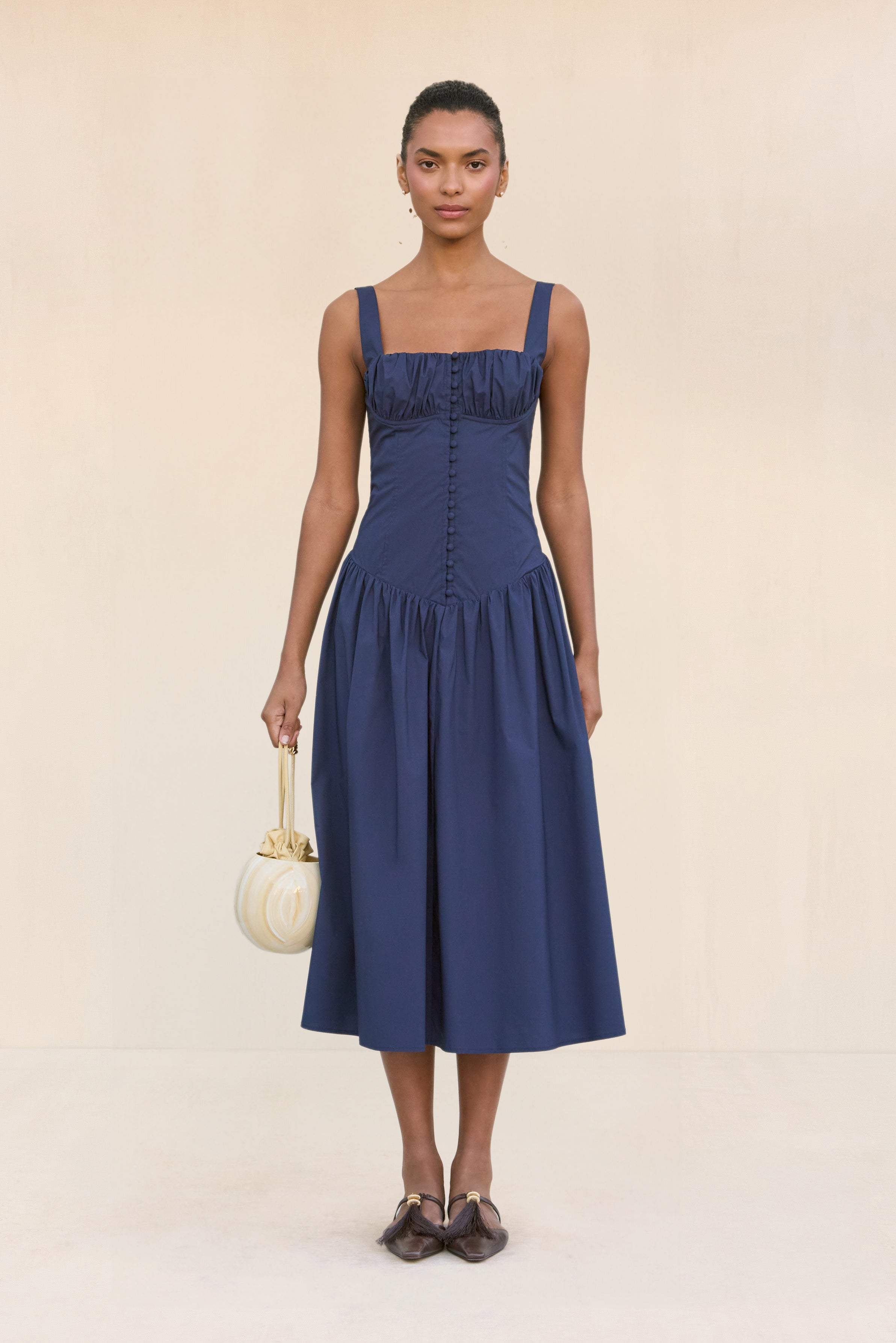 EMMETT DRESS - DEEP LAKE
