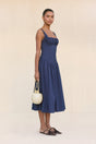 EMMETT DRESS - DEEP LAKE
