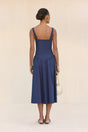 EMMETT DRESS - DEEP LAKE
