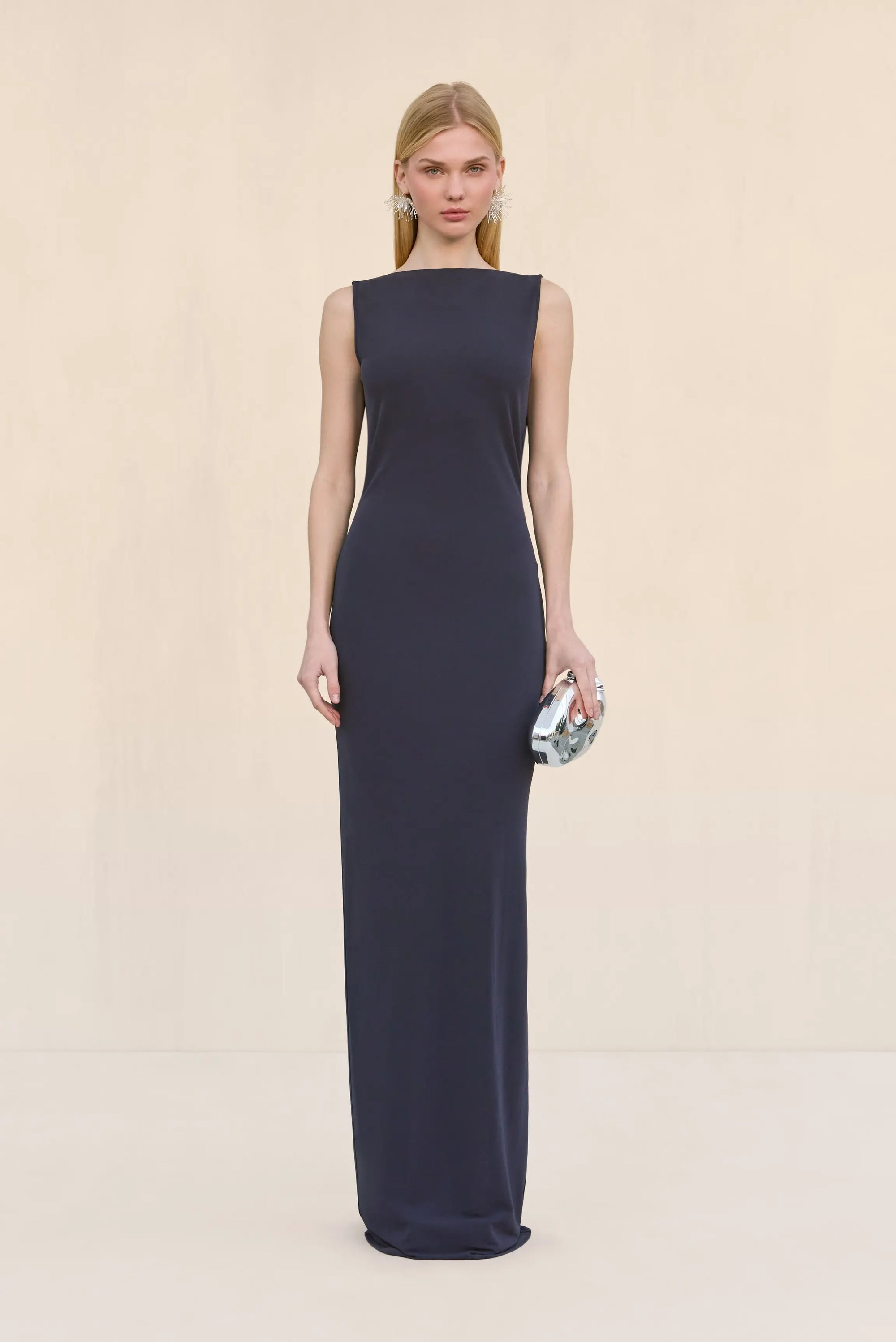 BASHA GOWN - DEEP LAKE