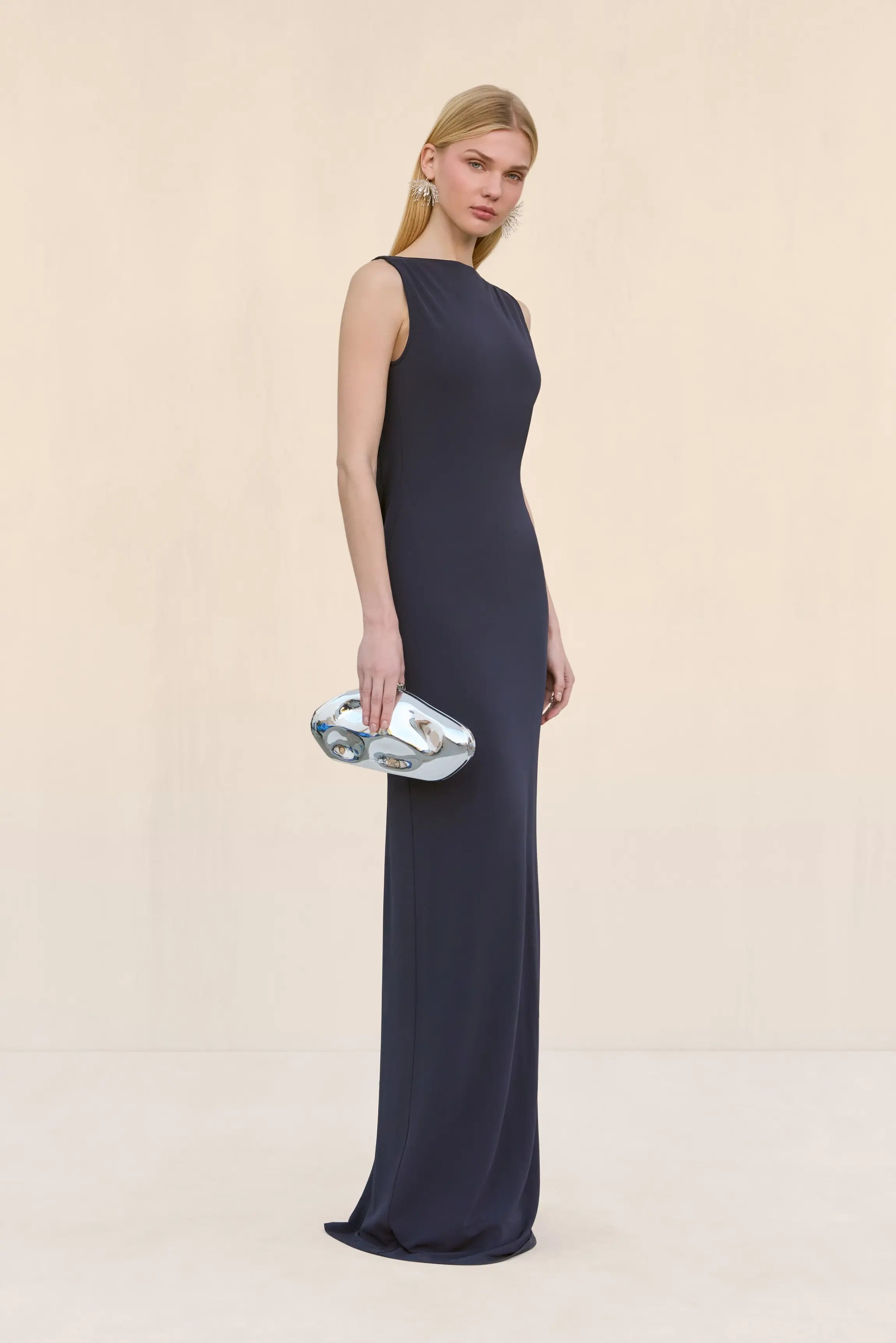 BASHA GOWN - DEEP LAKE