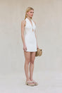 VIVIENNE KNIT DRESS - OFF WHITE