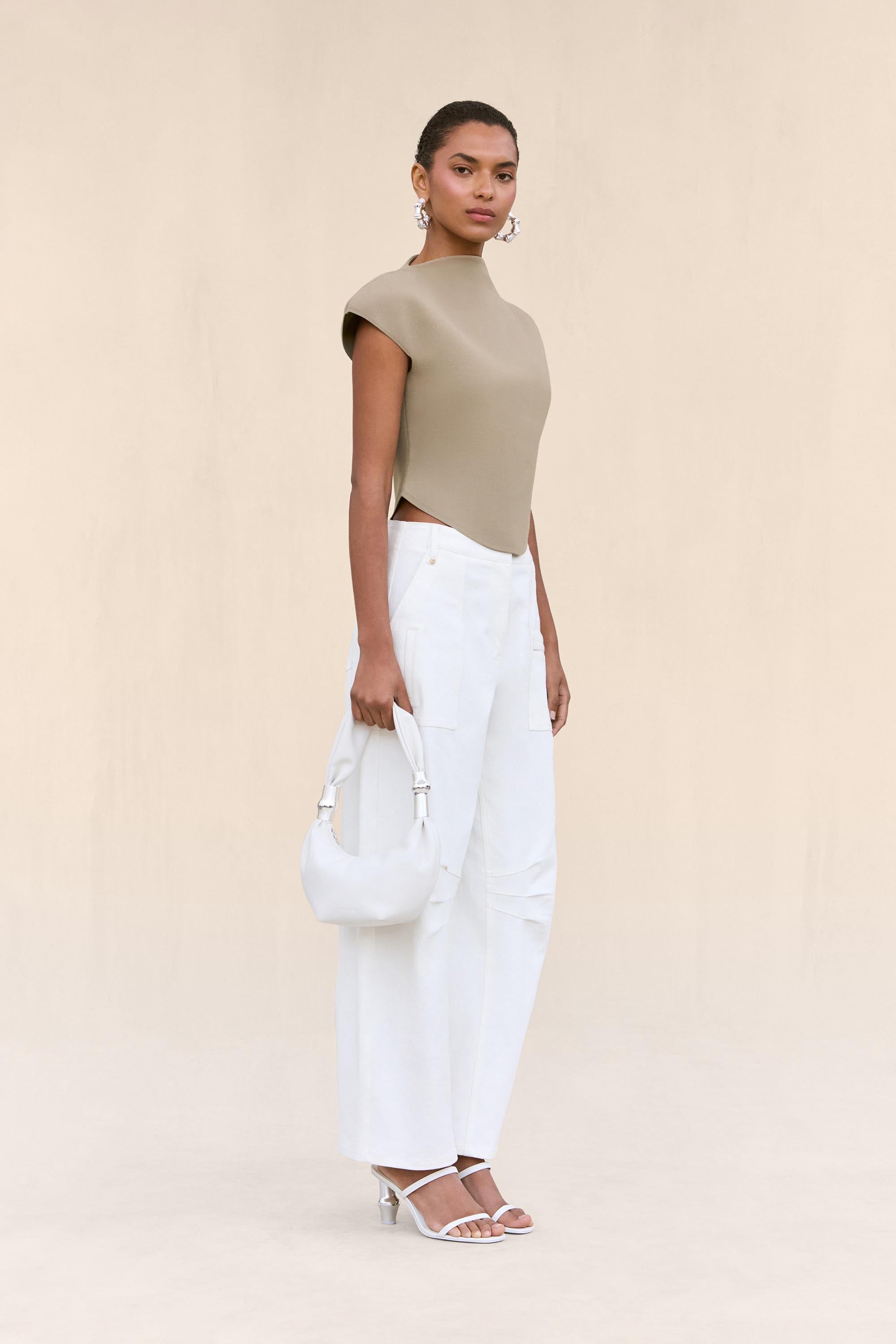 VIRGINIANA KNIT TOP - NUTMEG