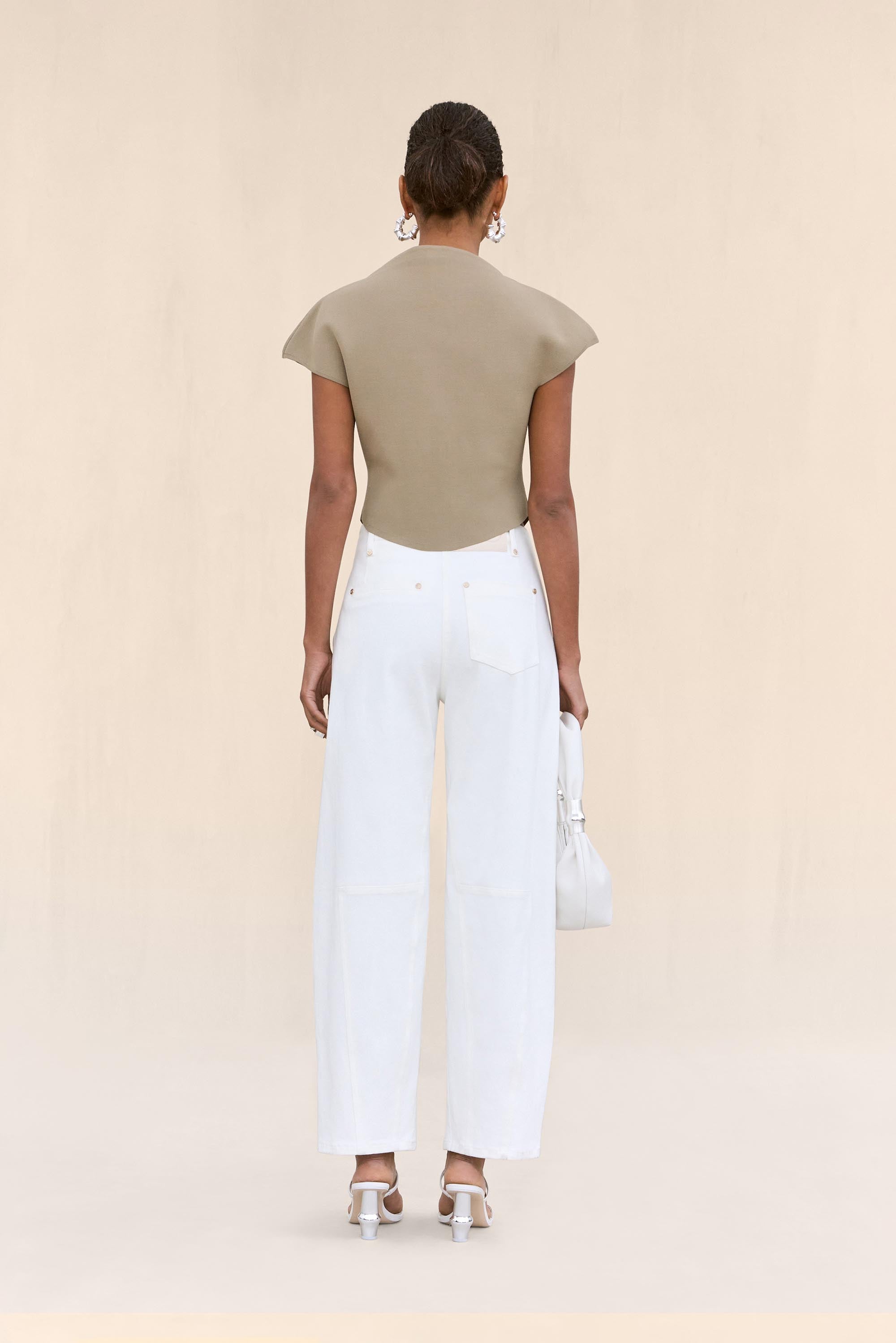 VIRGINIANA KNIT TOP - NUTMEG