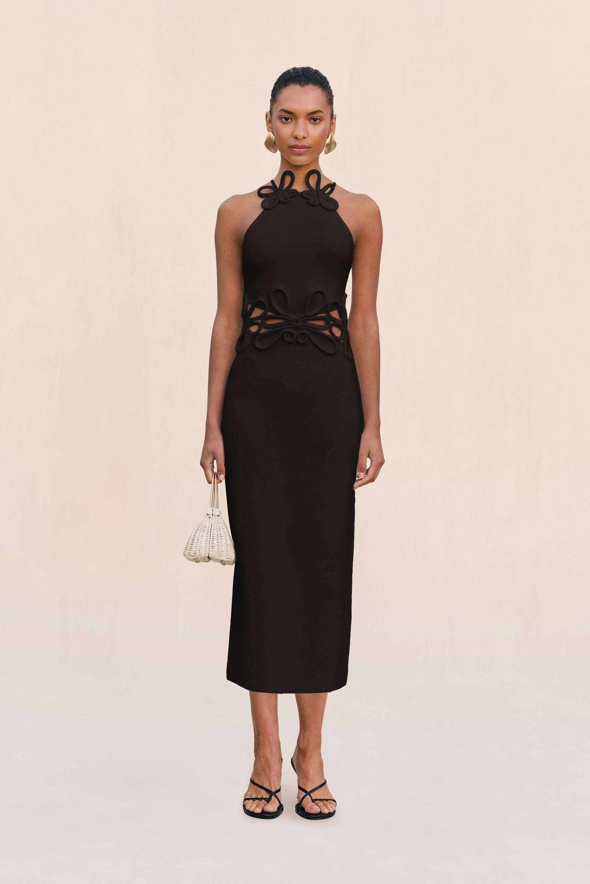 JENA KNIT DRESS - BLACK