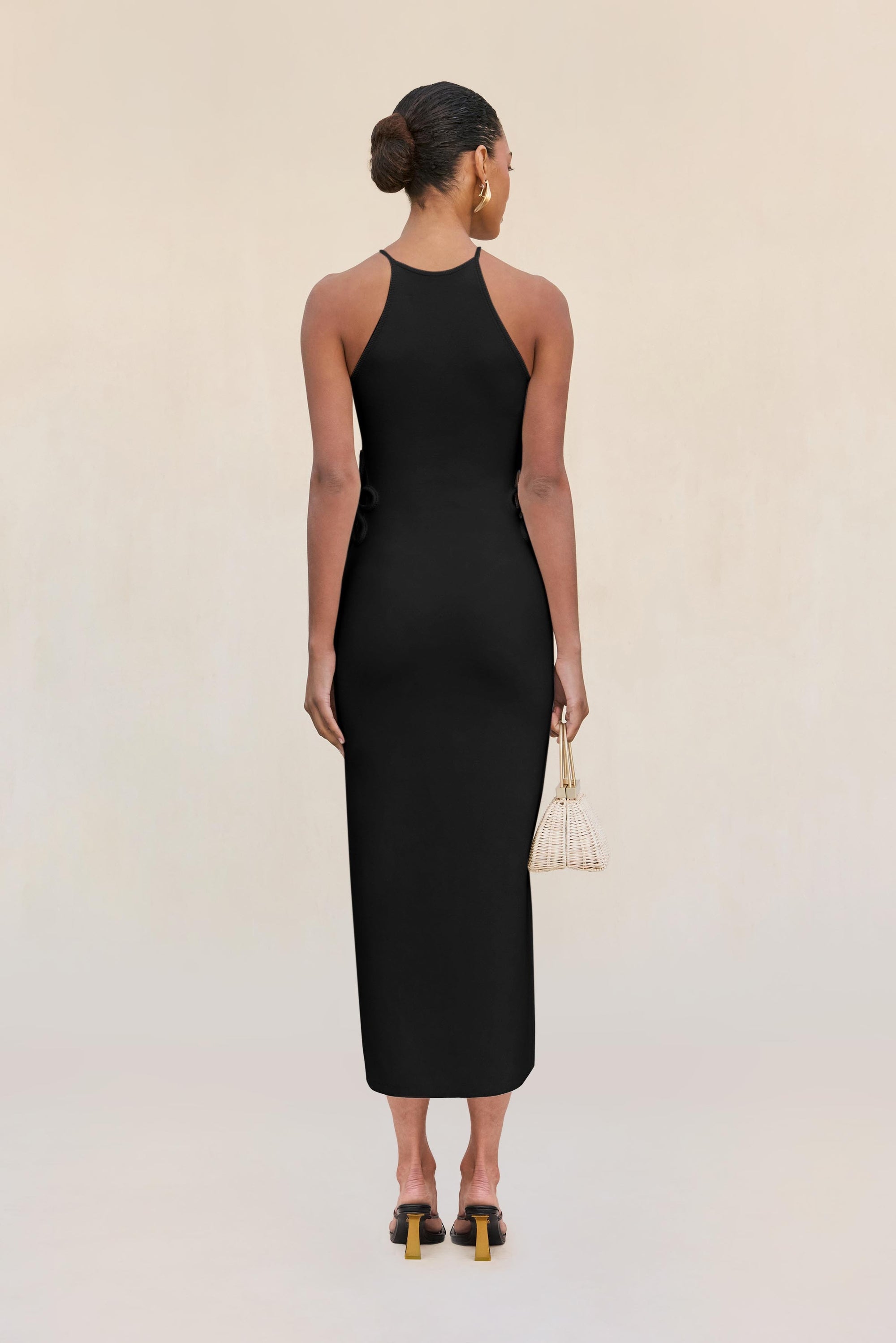 JENA KNIT DRESS - BLACK