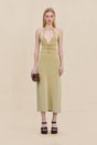 EVALEIGH KNIT DRESS - GOLD