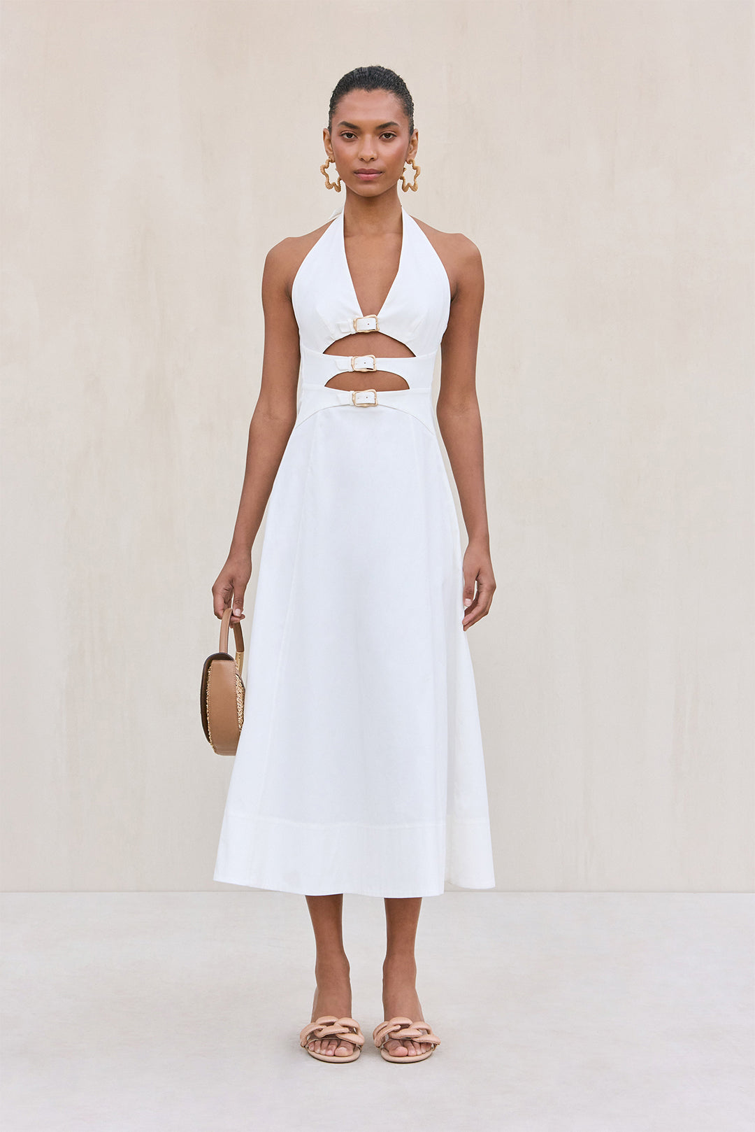 BRAXTON DRESS - OFF WHITE