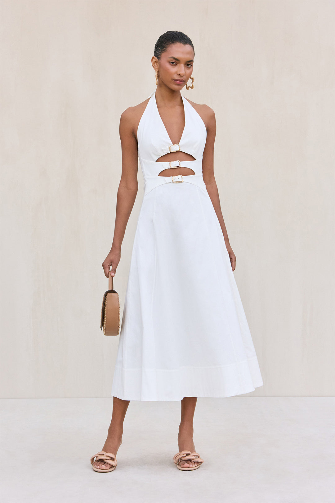 BRAXTON DRESS - OFF WHITE