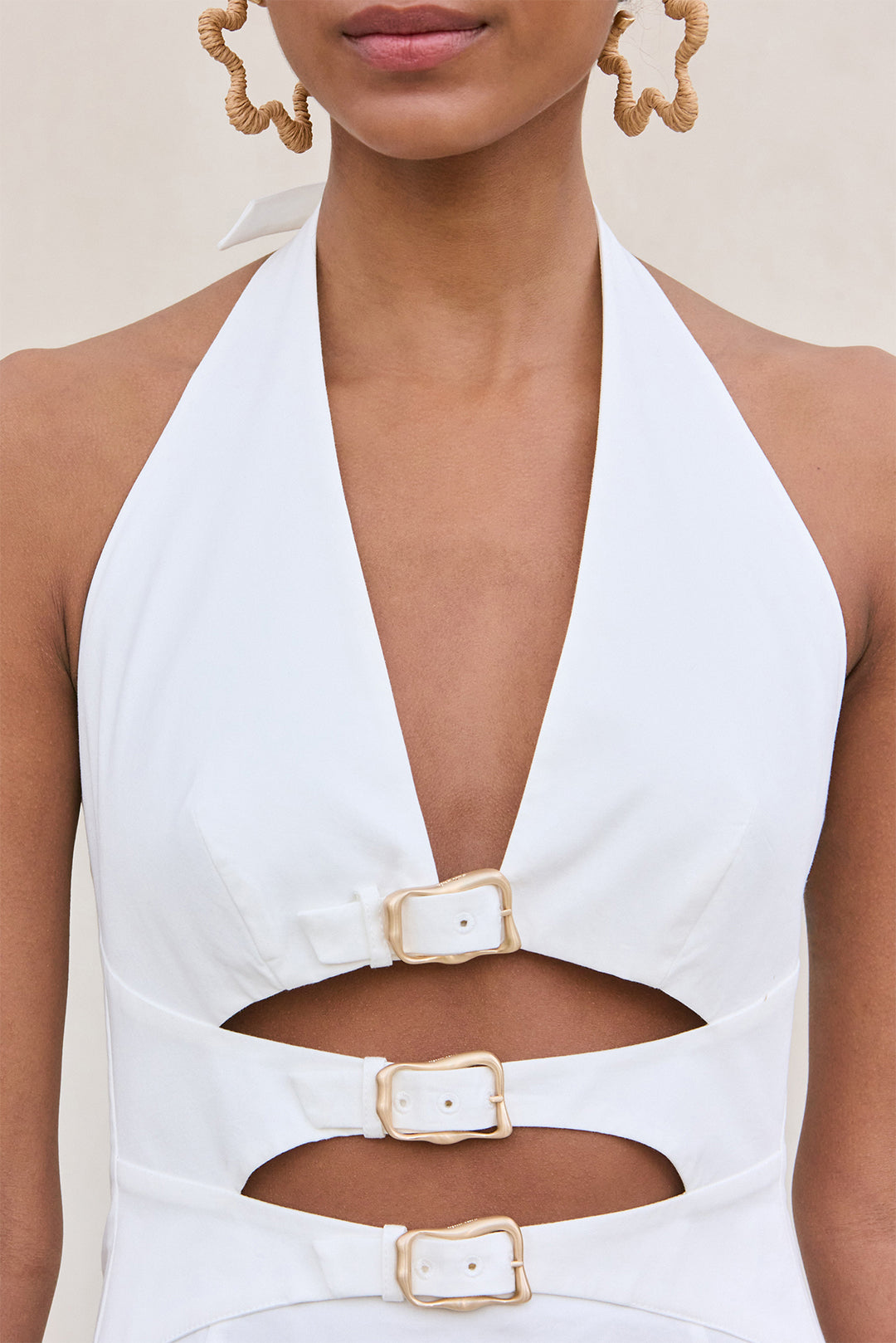 BRAXTON DRESS - OFF WHITE