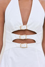 BRAXTON DRESS - OFF WHITE