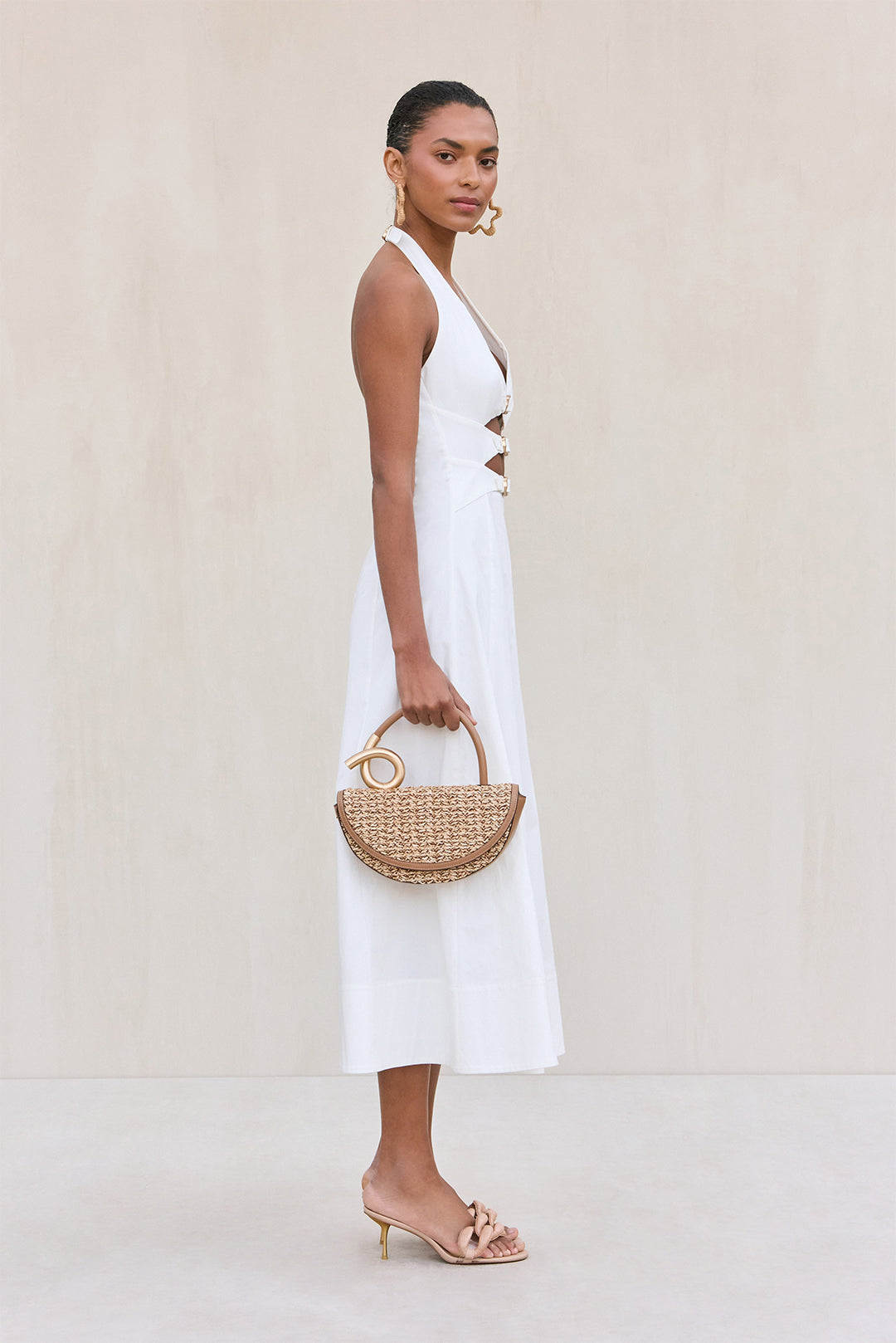 BRAXTON DRESS - OFF WHITE