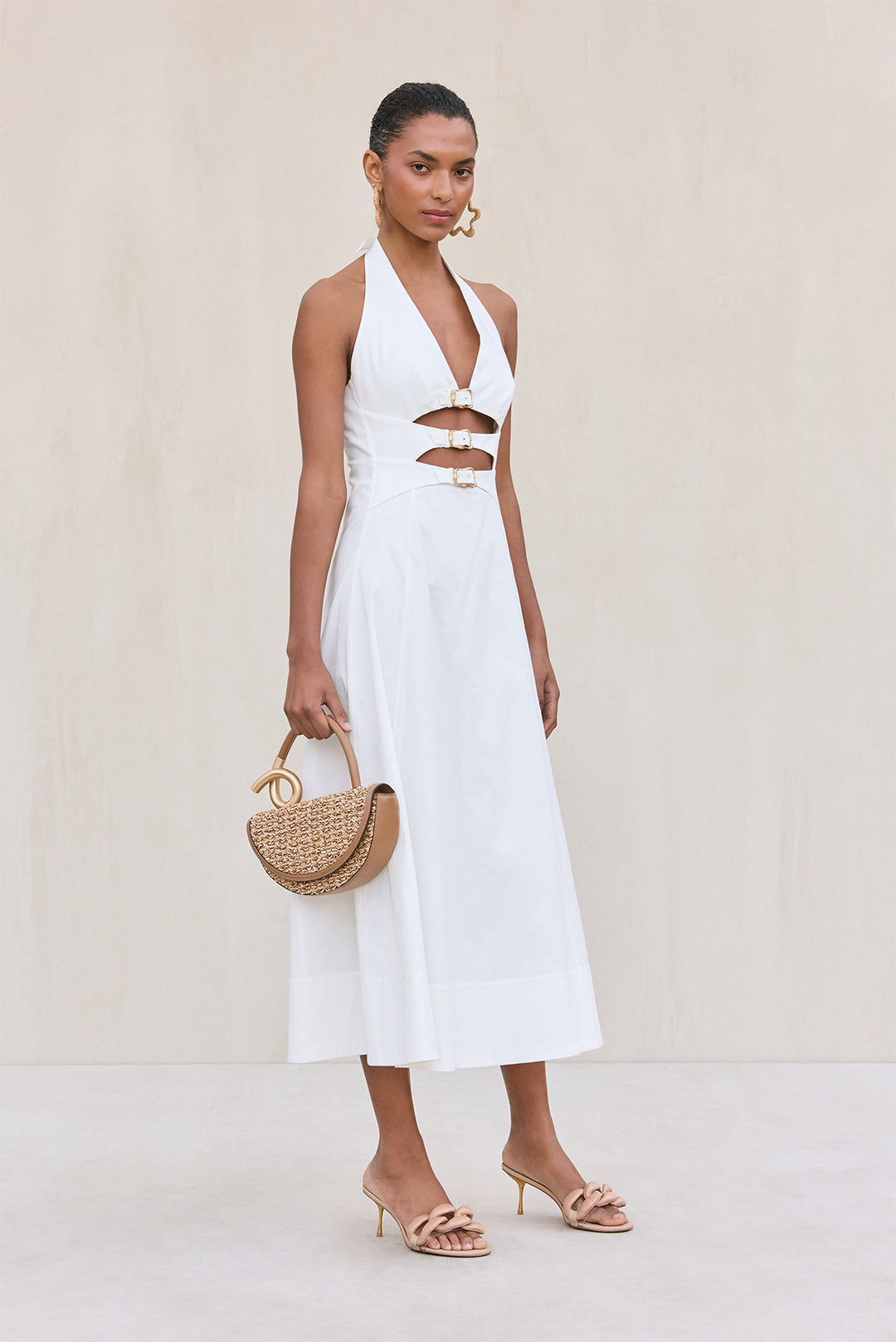 BRAXTON DRESS - OFF WHITE