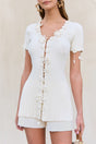 ZAHARA KNIT CARDIGAN - OFF WHITE