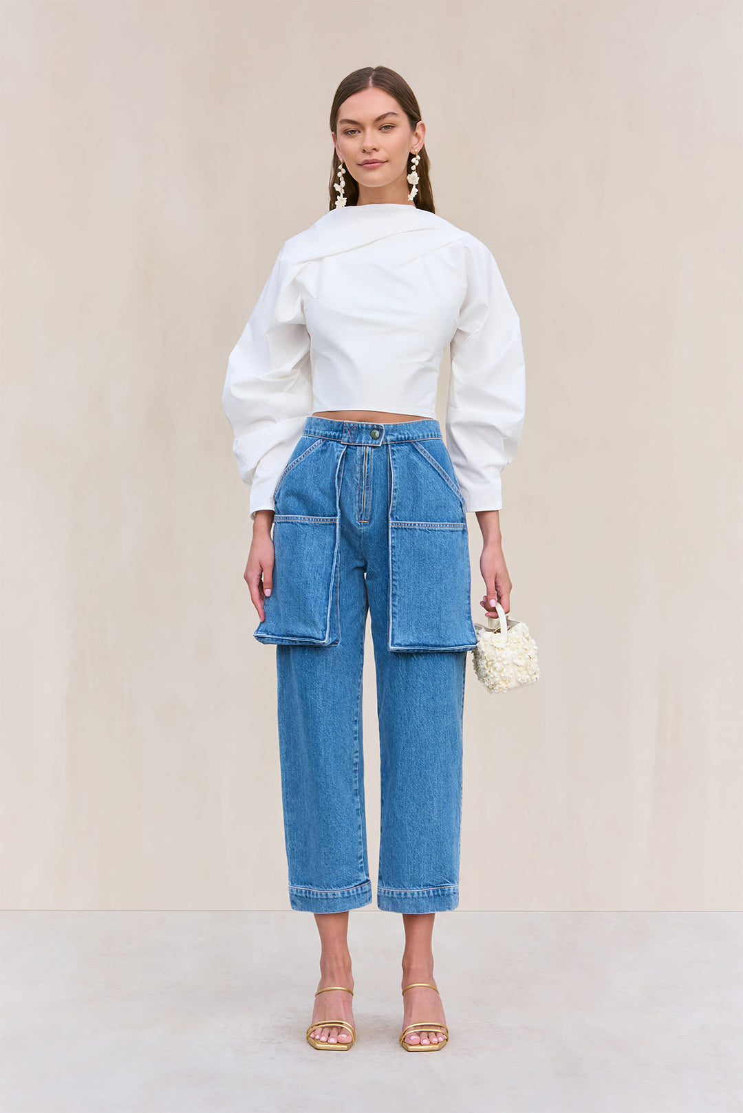 BINDI TOP - OFF WHITE