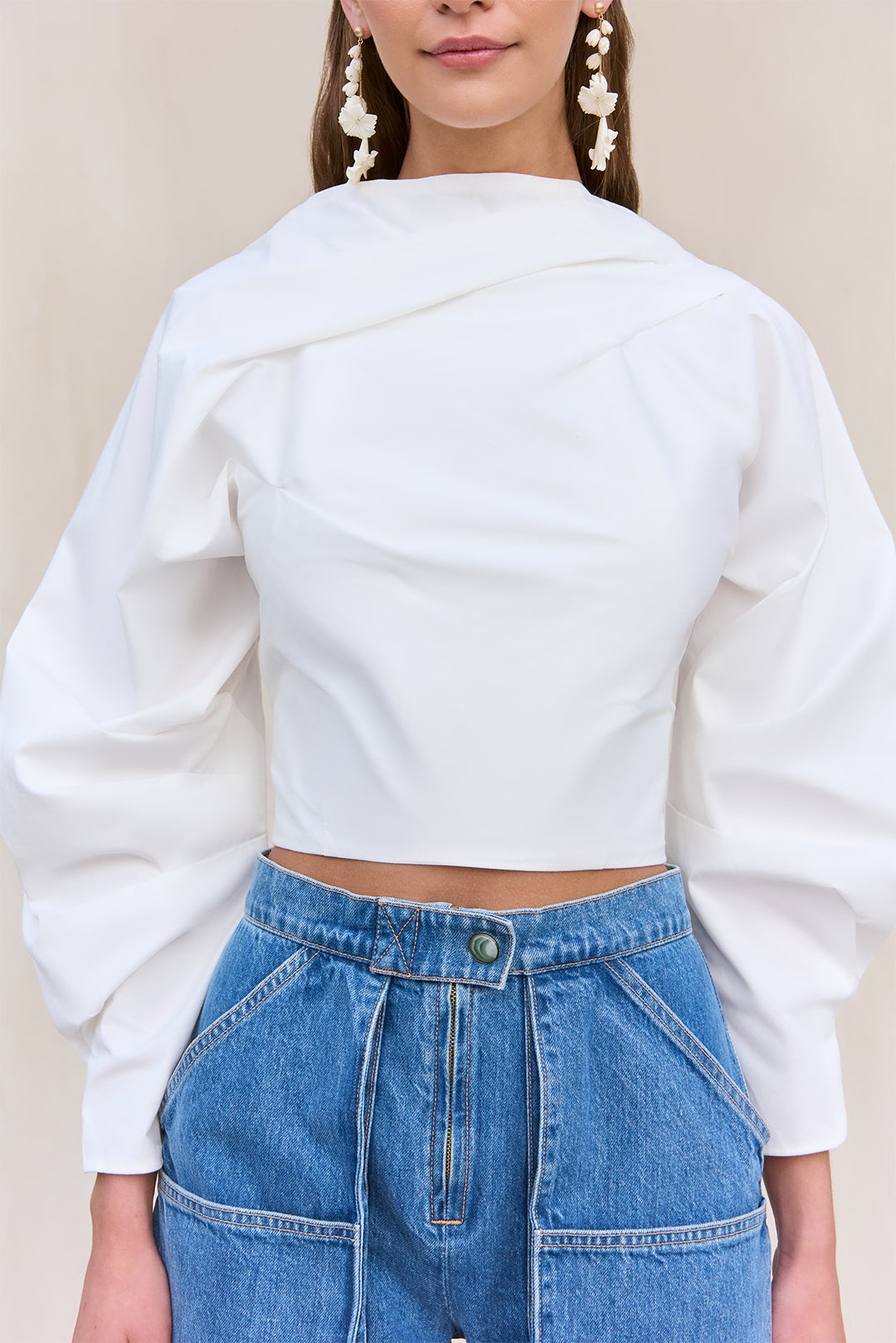 BINDI TOP - OFF WHITE