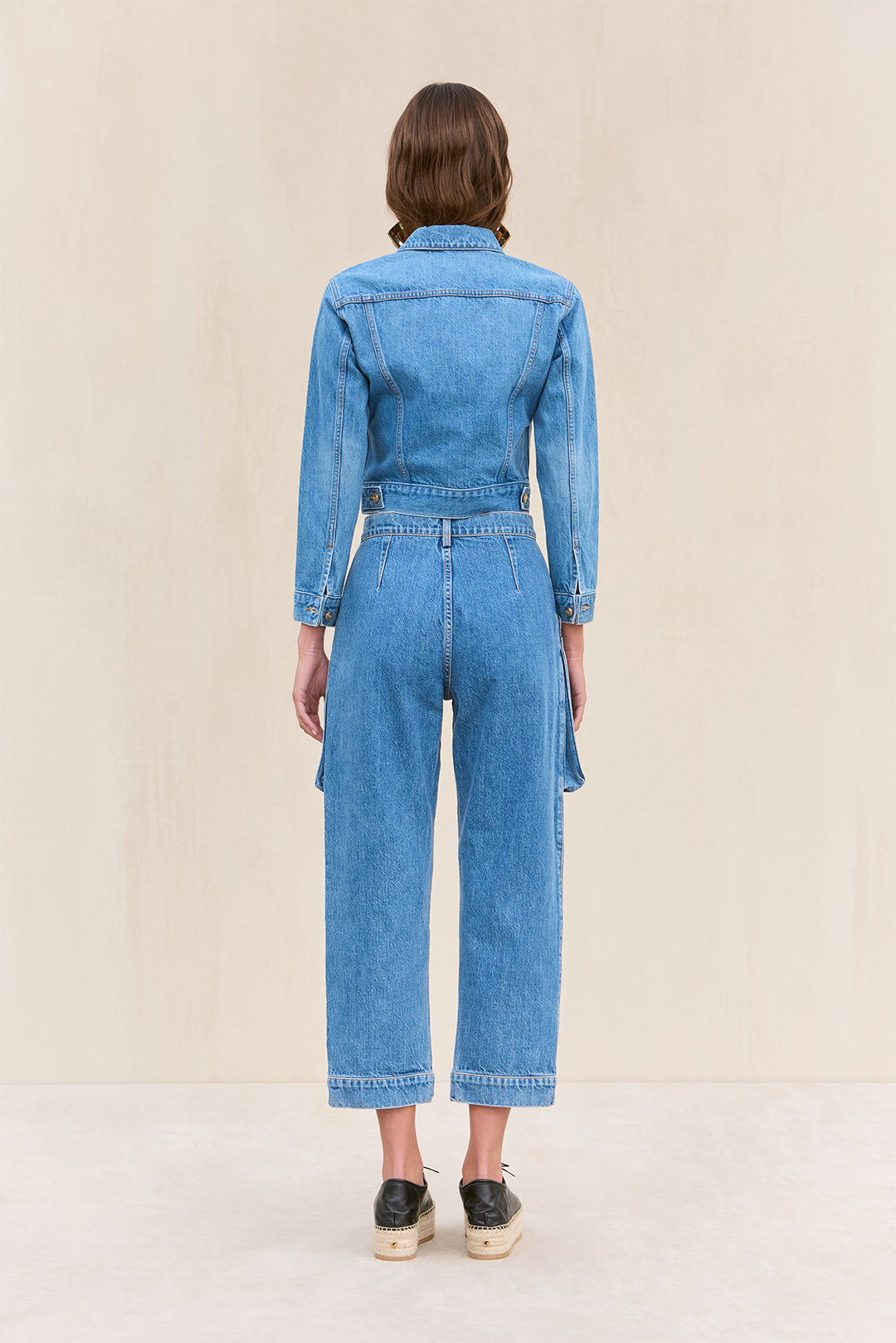 JAMILA JACKET - MEDIUM STONE WASH