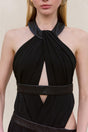 AKSHARA GOWN - BLACK