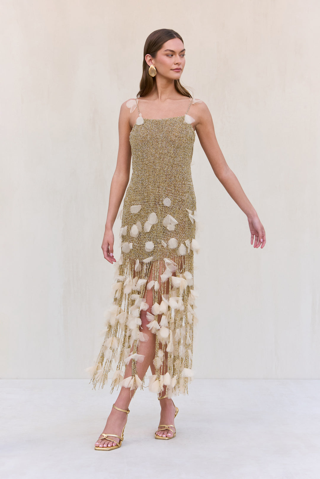 NASEEM DRESS - GOLD