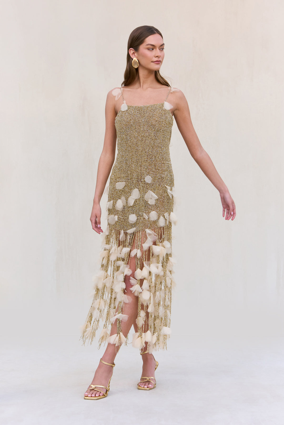 NASEEM DRESS - GOLD