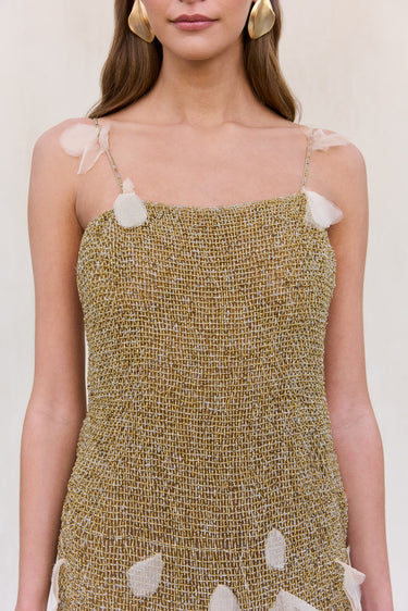 NASEEM DRESS - GOLD | NASEEM DRESS - GOLD | Secondary image