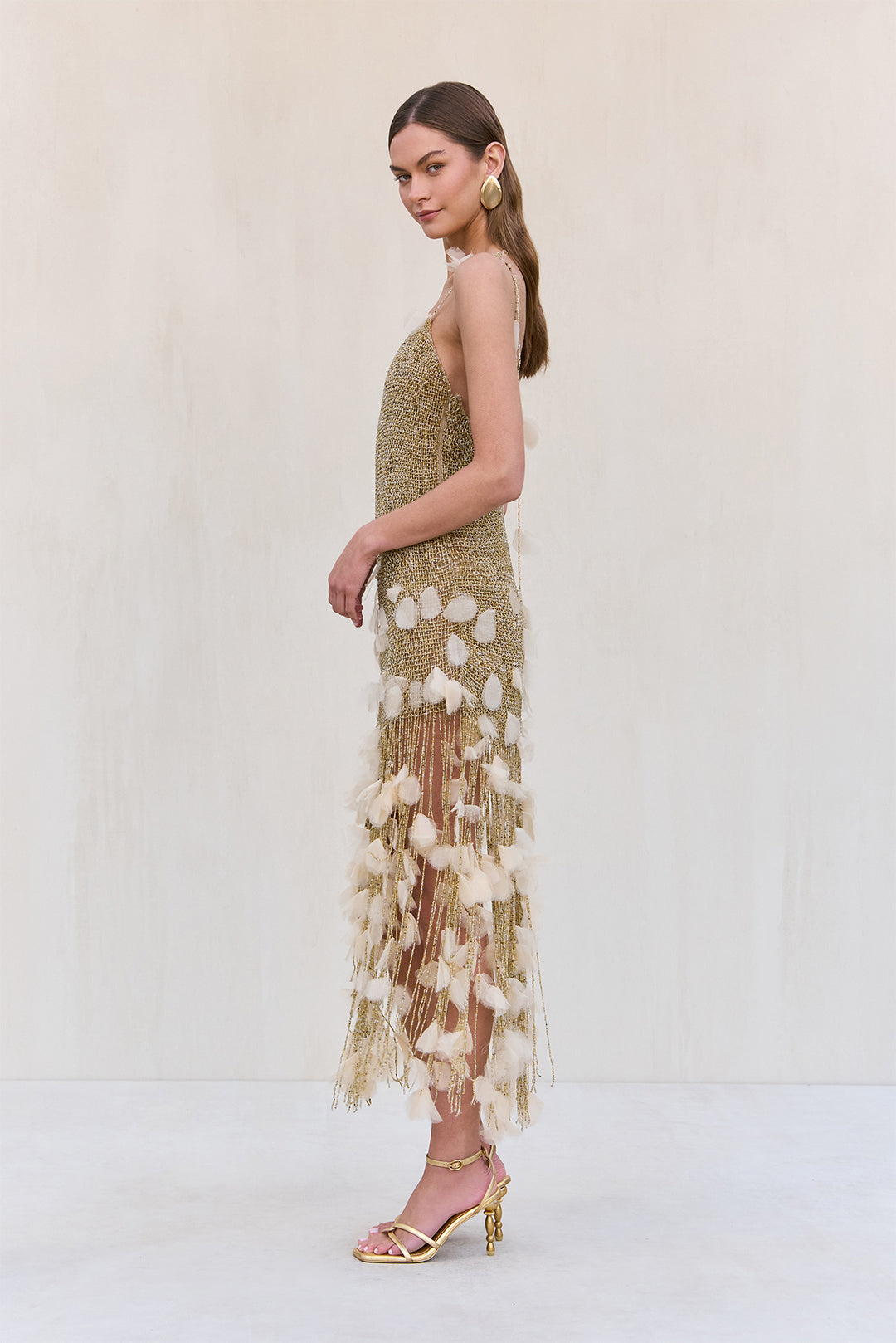 NASEEM DRESS - GOLD