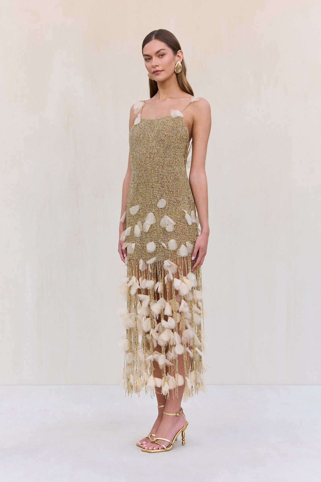 NASEEM DRESS - GOLD