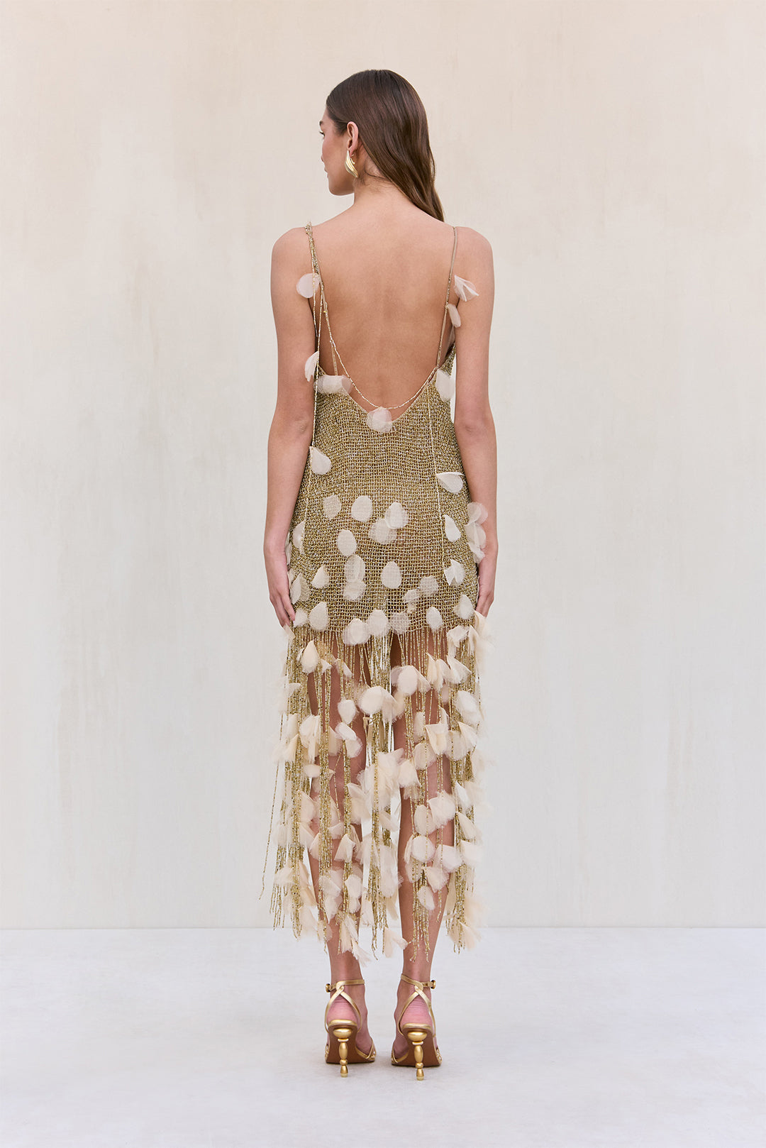 NASEEM DRESS - GOLD