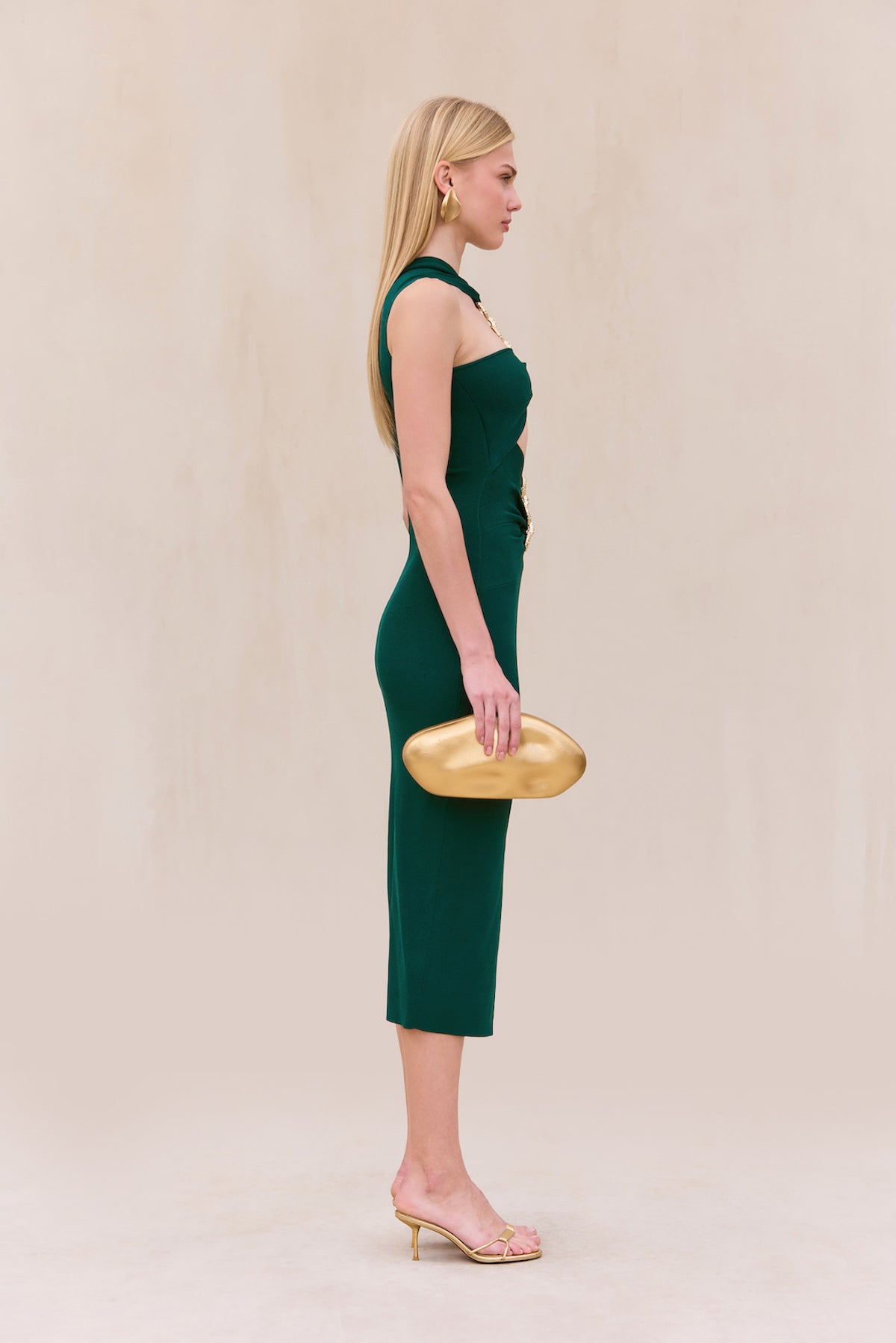 CRISTOS KNIT DRESS - FOREST GREEN CULT GAIA CRISTOS KNIT DRESS - FOREST GREEN CULT GAIA