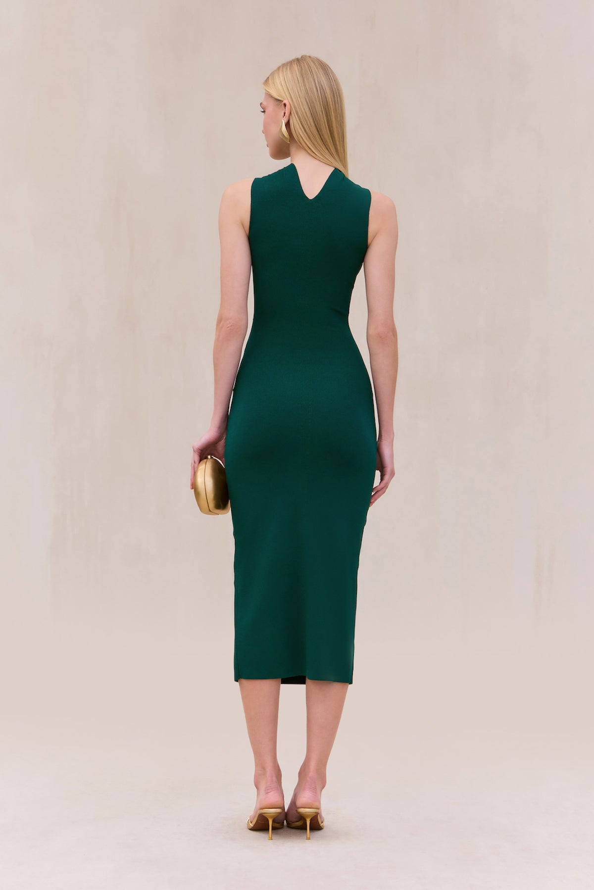 CRISTOS KNIT DRESS - FOREST GREEN CULT GAIA CRISTOS KNIT DRESS - FOREST GREEN CULT GAIA