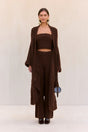 LORIA KNIT CARDIGAN - JAVA