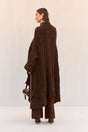 LORIA KNIT CARDIGAN - JAVA