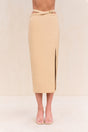 SHAY SKIRT - TRUFFLE