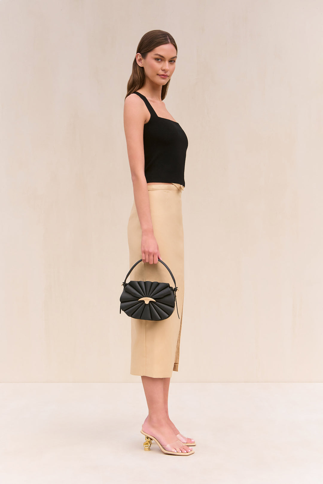 SHAY SKIRT - TRUFFLE