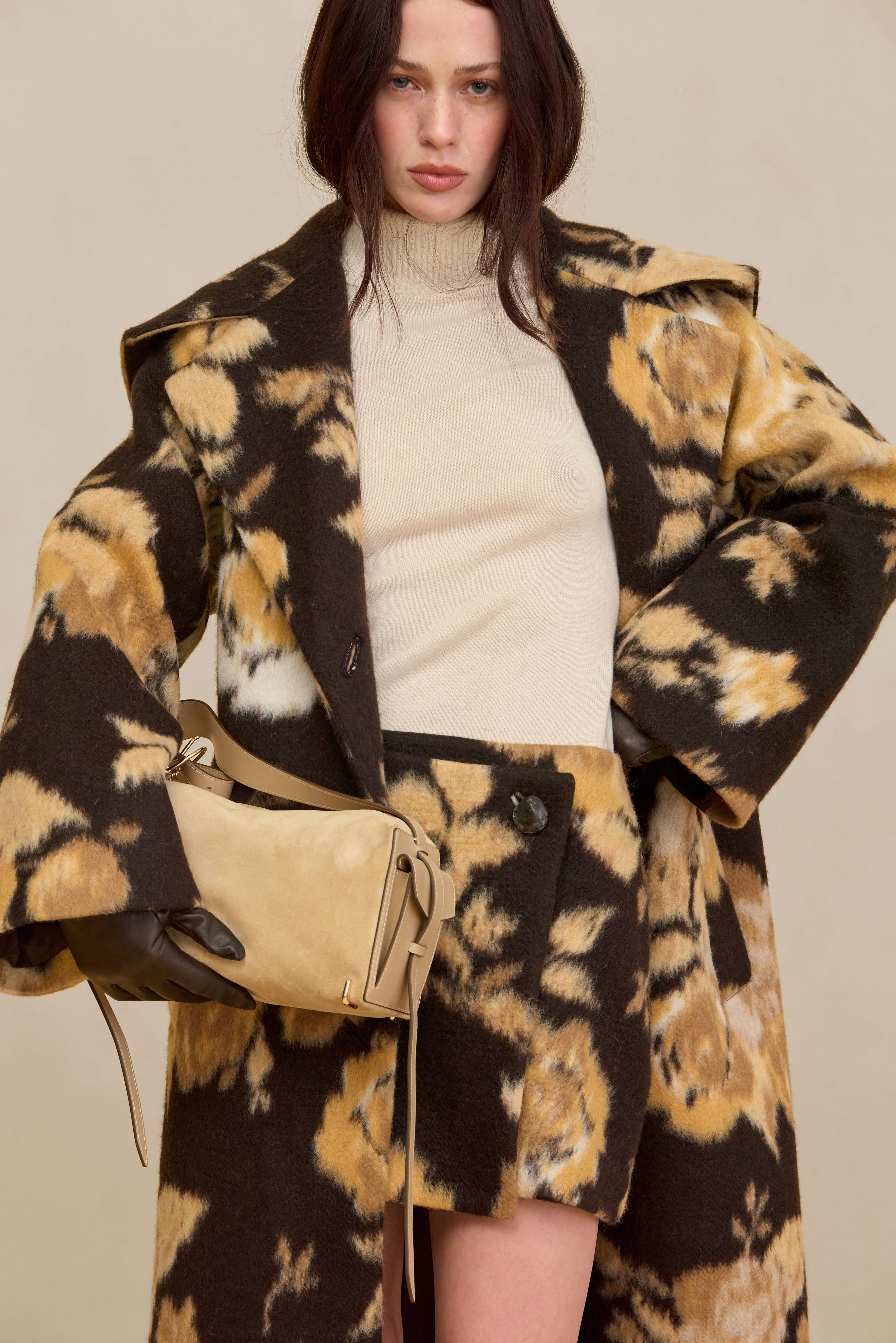 LINDEN COAT - WHEAT MULTI