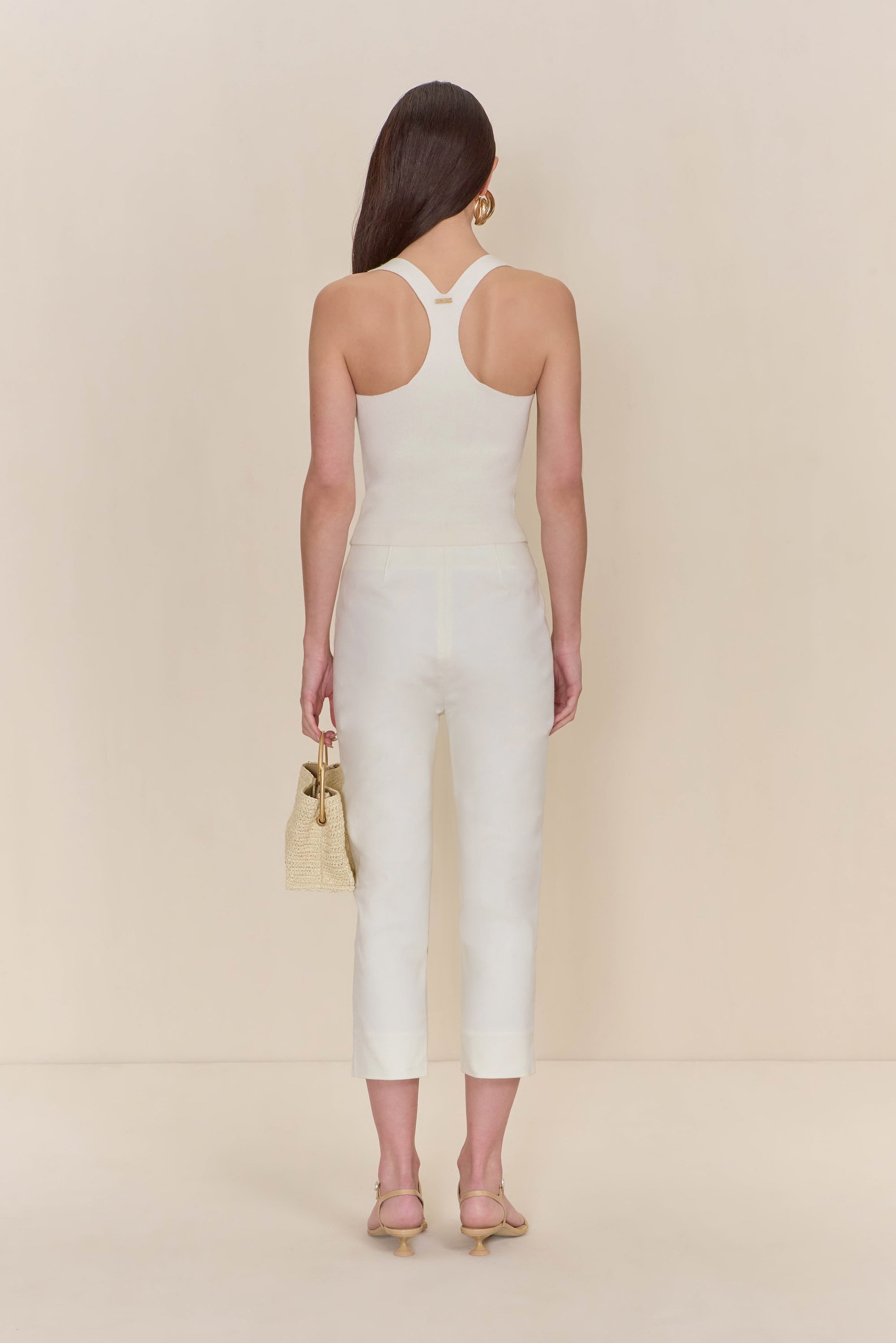 CRAWFORD KNIT TOP - OFF WHITE