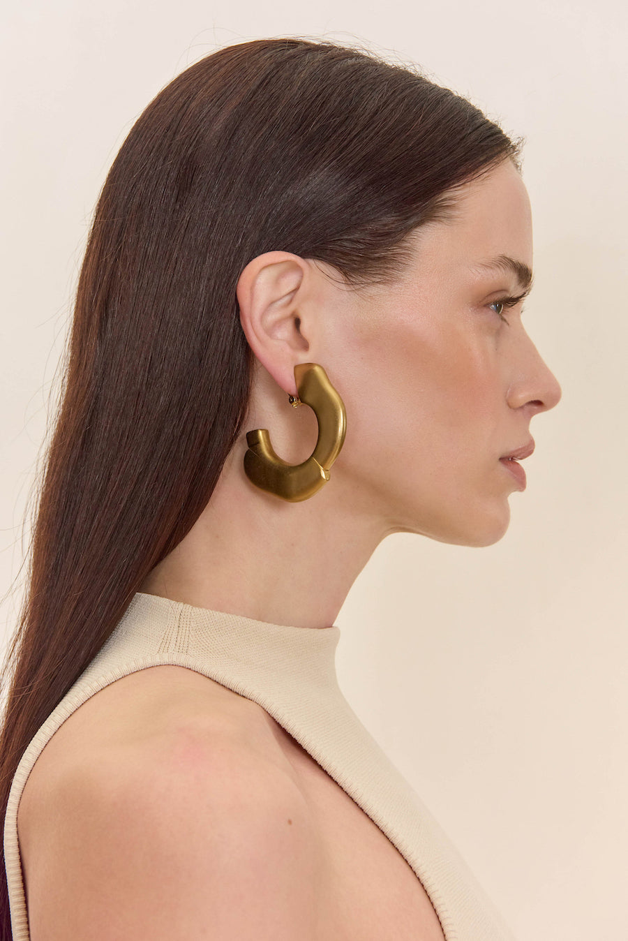 ASA EARRING - ANTIQUE BRASS