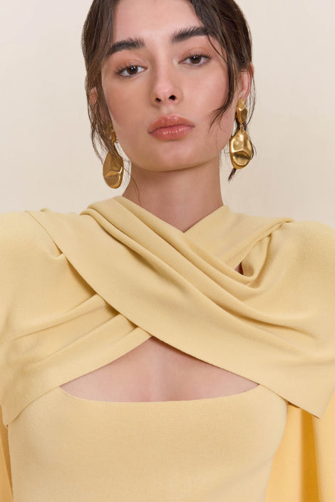 CRAWFORD KNIT TOP - TAPESTRY