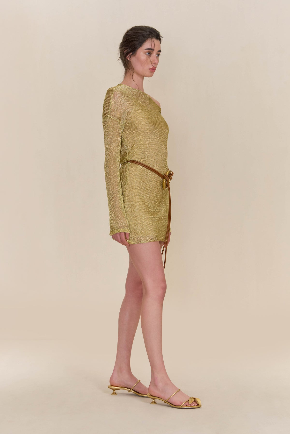 KARISHMA KNIT DRESS - GOLD CULT GAIA KARISHMA KNIT DRESS - GOLD CULT GAIA