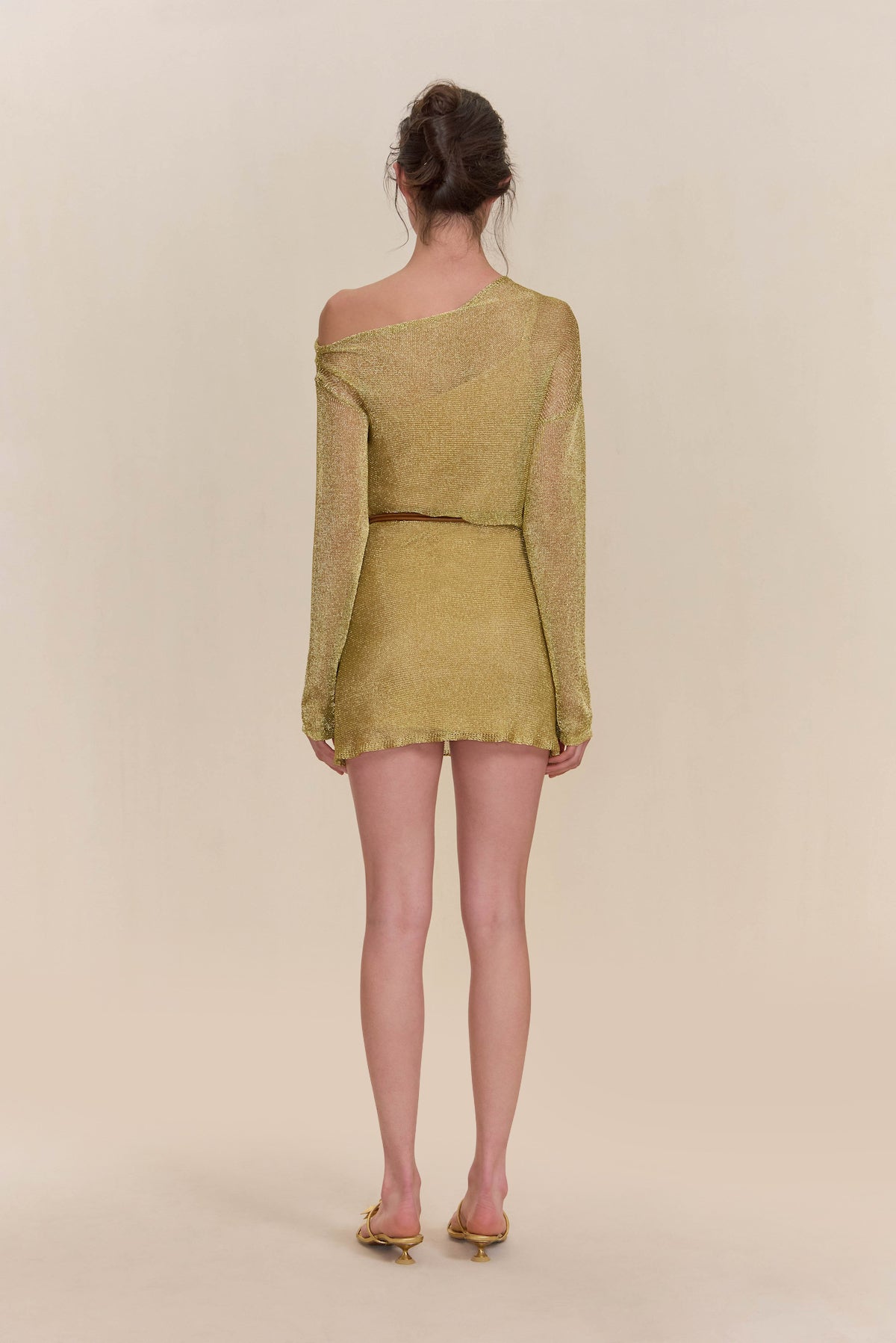 KARISHMA KNIT DRESS - GOLD CULT GAIA KARISHMA KNIT DRESS - GOLD CULT GAIA