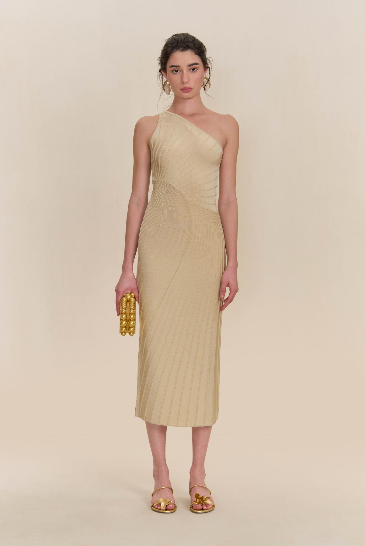 RAITH KNIT DRESS - BEACH