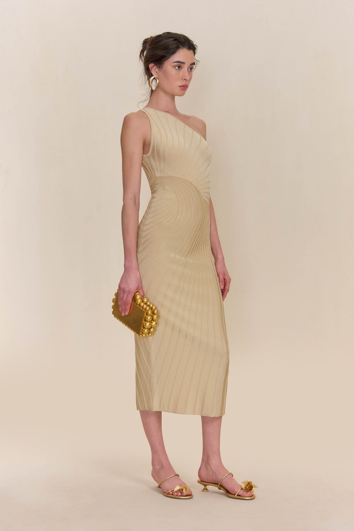 RAITH KNIT DRESS - BEACH